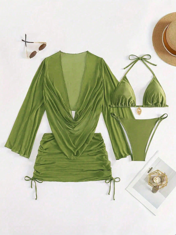 Damen Bikini-Set mit elegantem Wickeloberteil Drune