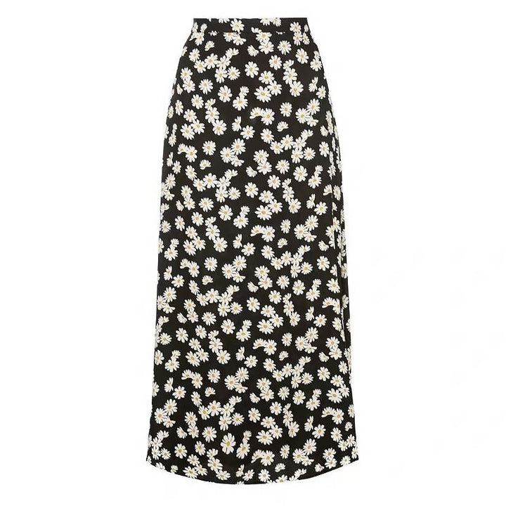 Damen Floral Maxirock Drune