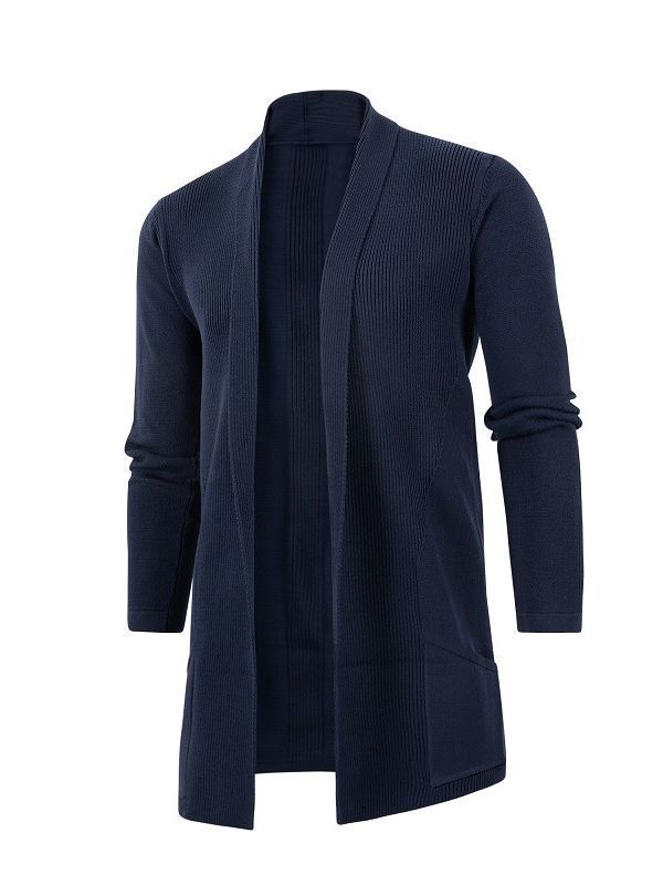 Damen Strickjacke mit offenem Schnitt und Tasche Drune