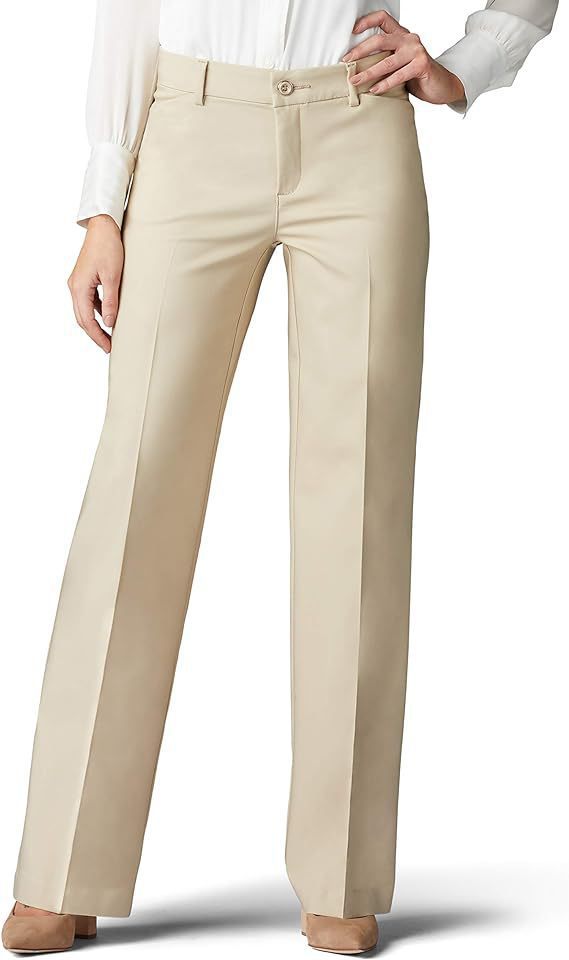 Damen elegante und bequeme lange Hose im klassischen Schnitt Drune
