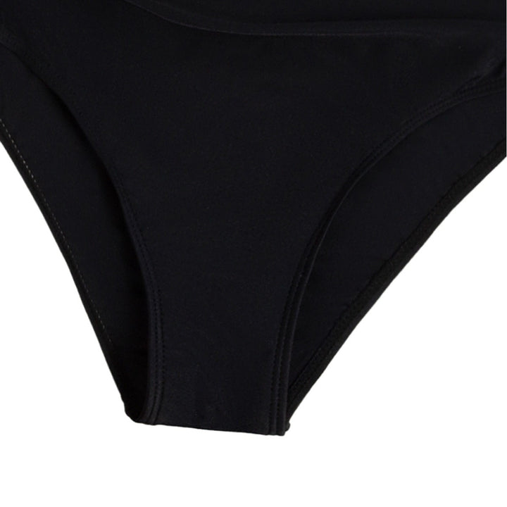 Damen Eleganter Badeanzug mit tiefem Ausschnitt und floralem Design Drune