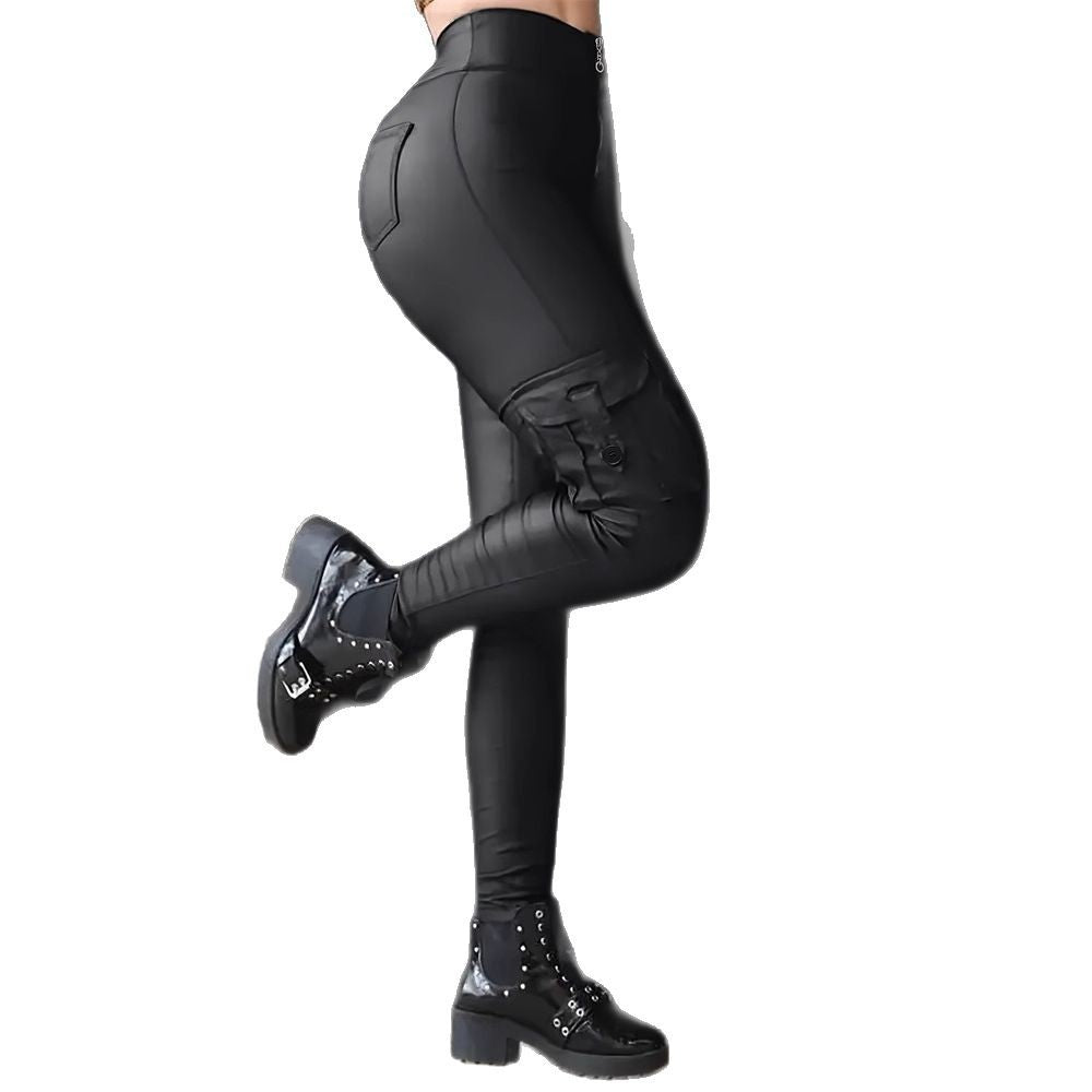Drune | Leggings mit seitlicher Tasche und hohem Bund