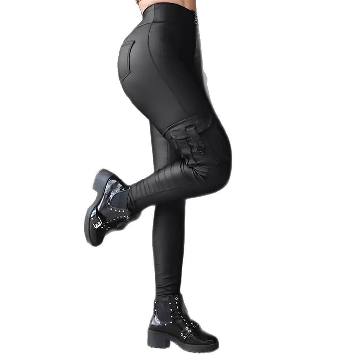 Drune | Leggings mit seitlicher Tasche und hohem Bund