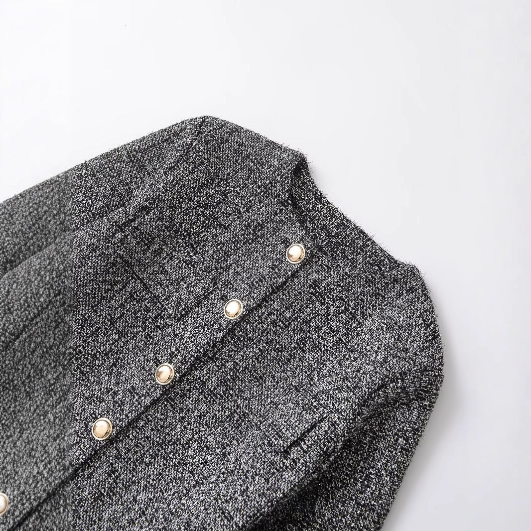 Drune | Texturiertes kleines Chanel-Style-Jackett
