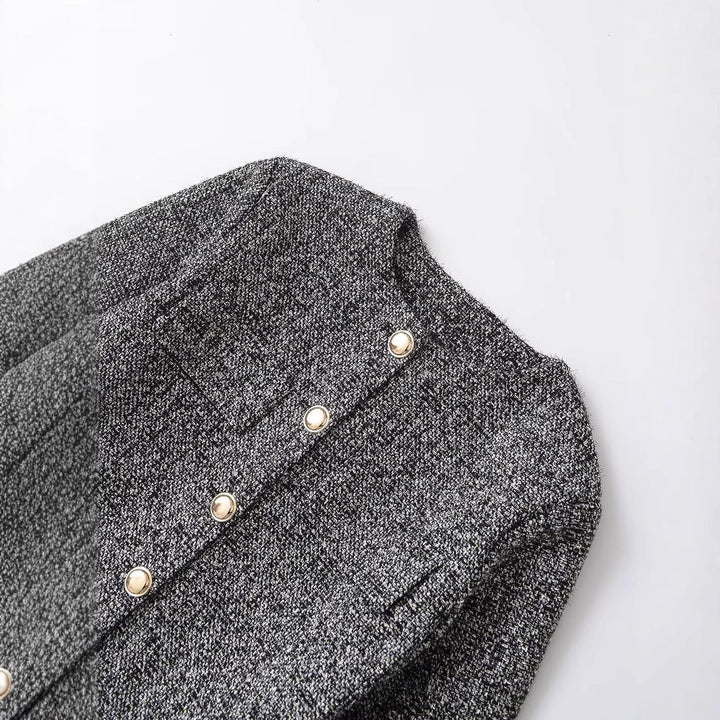 Drune | Texturiertes kleines Chanel-Style-Jackett