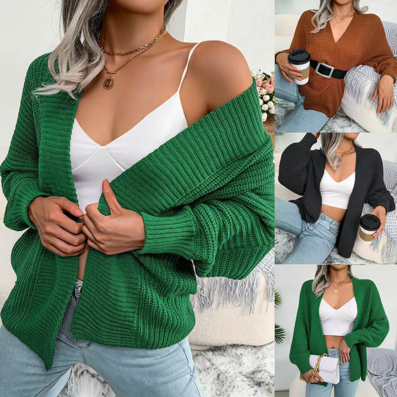 Damen Strickjacke mit oversized Schnitt Drune