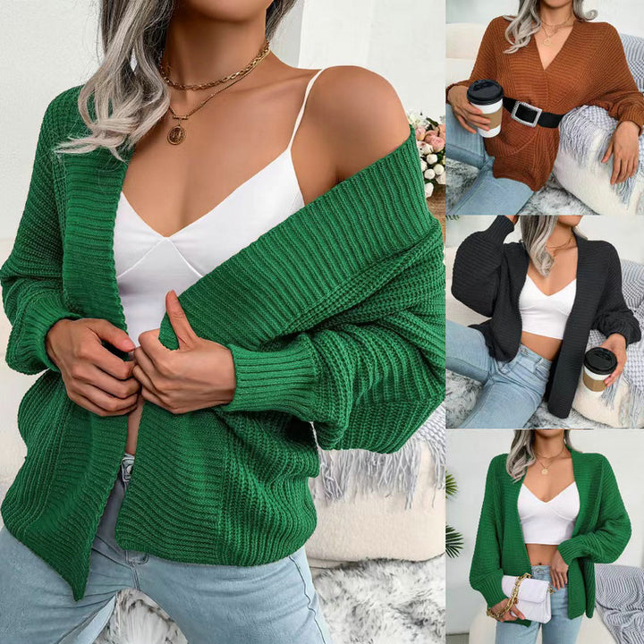 Damen Strickjacke mit oversized Schnitt Drune