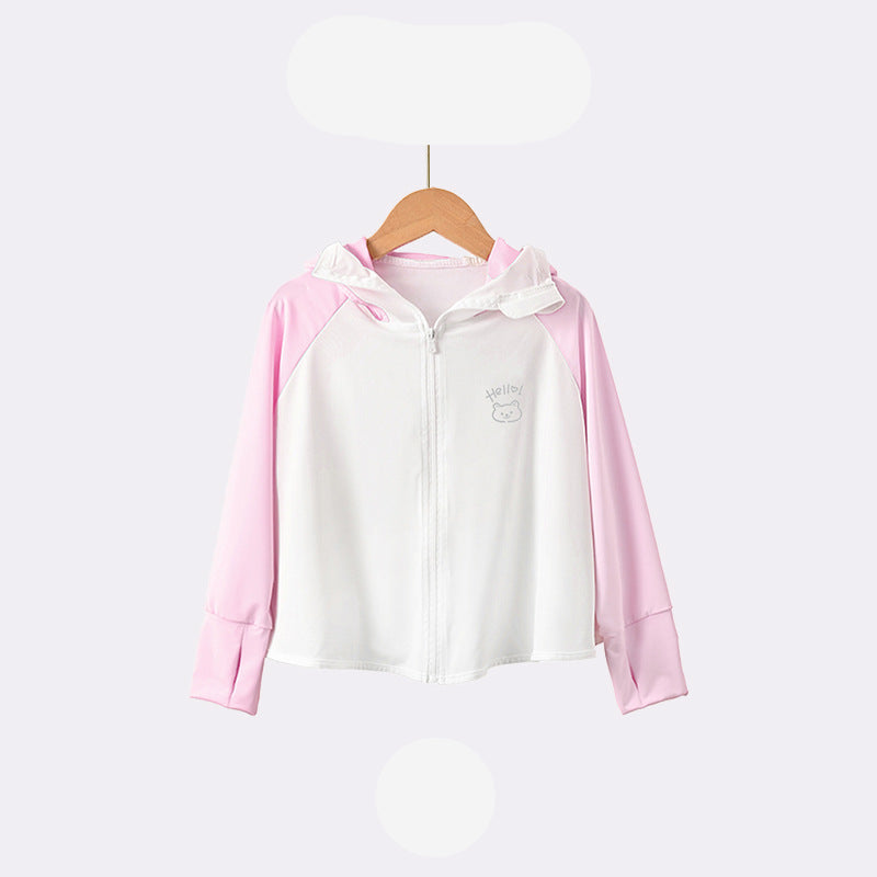 Kinder UV-Schutzjacke mit Kapuze und atmungsaktiven Eigenschaften Drune