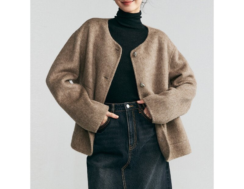 Damen Elegante und bequeme Strickjacke Drune