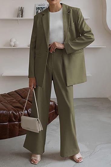 Damen Elegantes und bequemes Blazer-Set Drune
