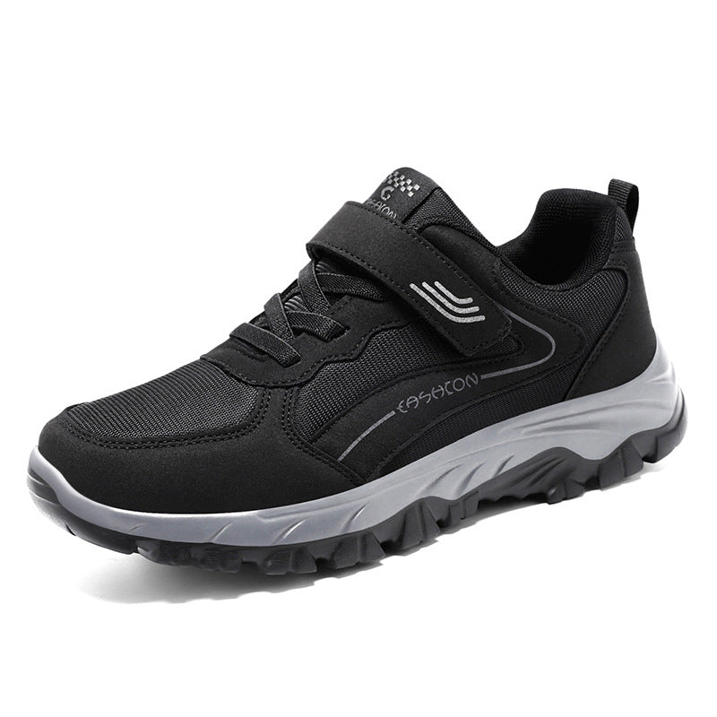 Damen nan robuster Trailwalking-Sneaker mit Klettverschluss, gepolstertem Fersenhalt und stoßdämpfender Profilsohle Drune
