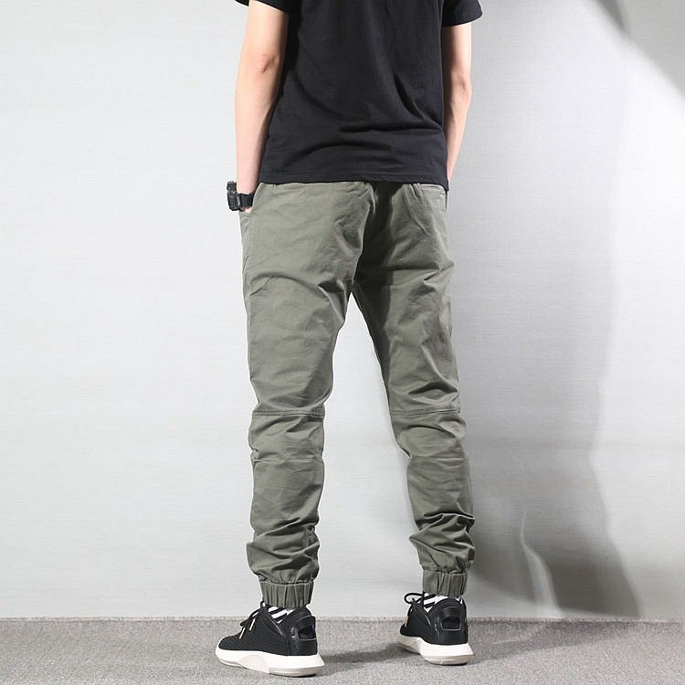 Herren Bequeme Cargo-Hose mit elastischem Bund Drune