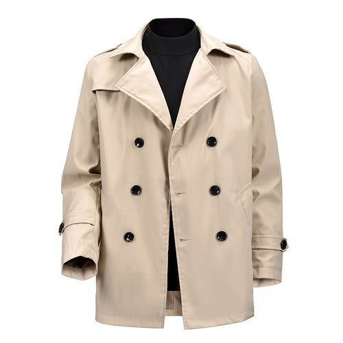 Herren Modische Trenchcoat Drune