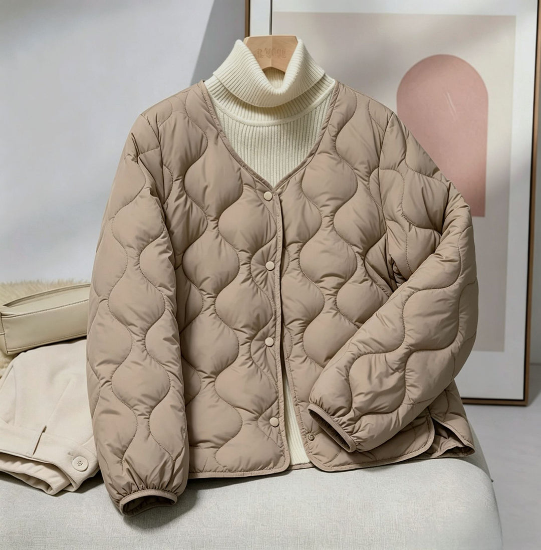Damen Stilvolle, wattierte Freizeitjacke Drune