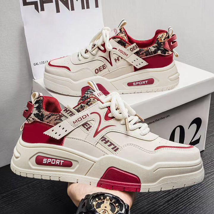 Damen Sportliche Chunky Sneakers mit atmungsaktiver Oberflächenstruktur und dämpfenden Elementen Drune