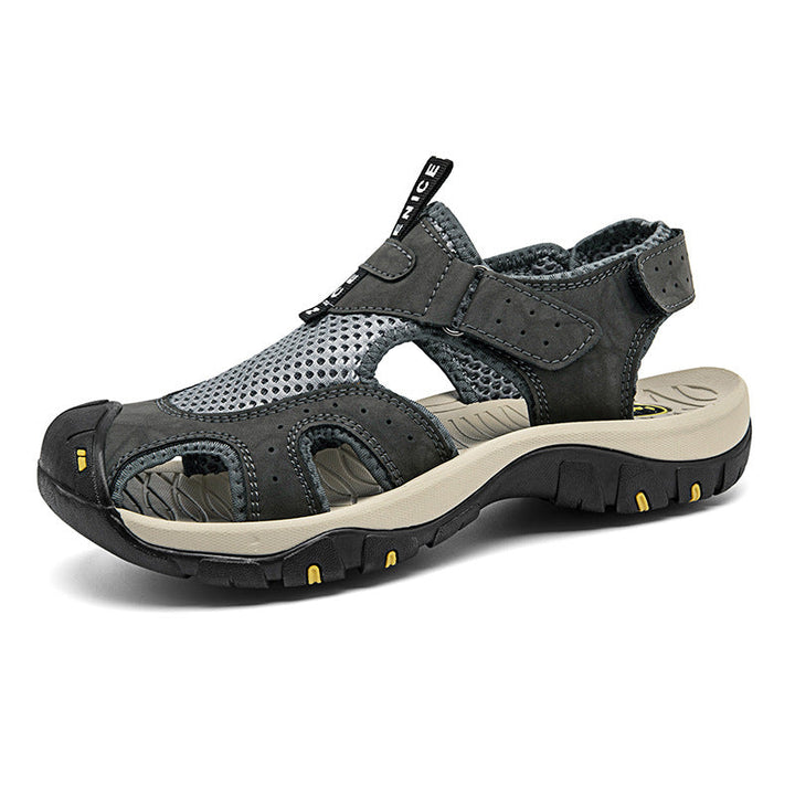 Herren Atmungsaktive Outdoor-Sandalen mit rutschfester Sohle Drune