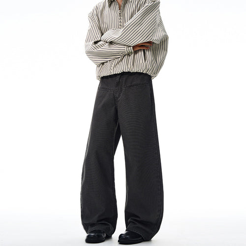 Herren Weitfallende Denimhose im Baggy‑Cut mit elastischem Bund Drune