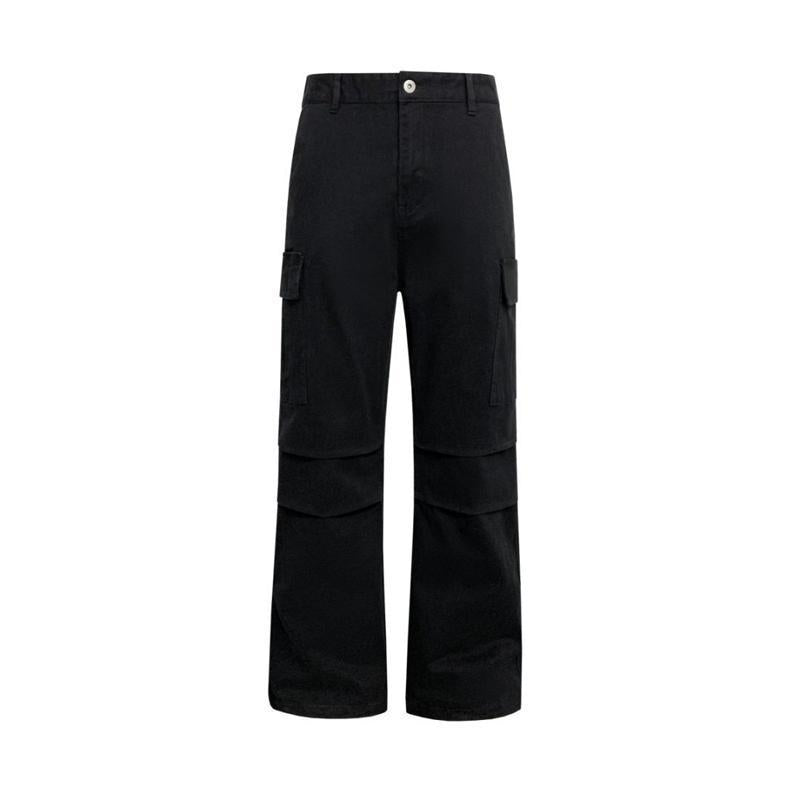 Damen Modische Cargo-Hose mit weitem Schnitt Drune