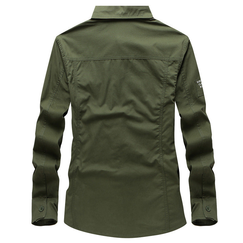 Herren Modische Utility-Hemdjacke Drune