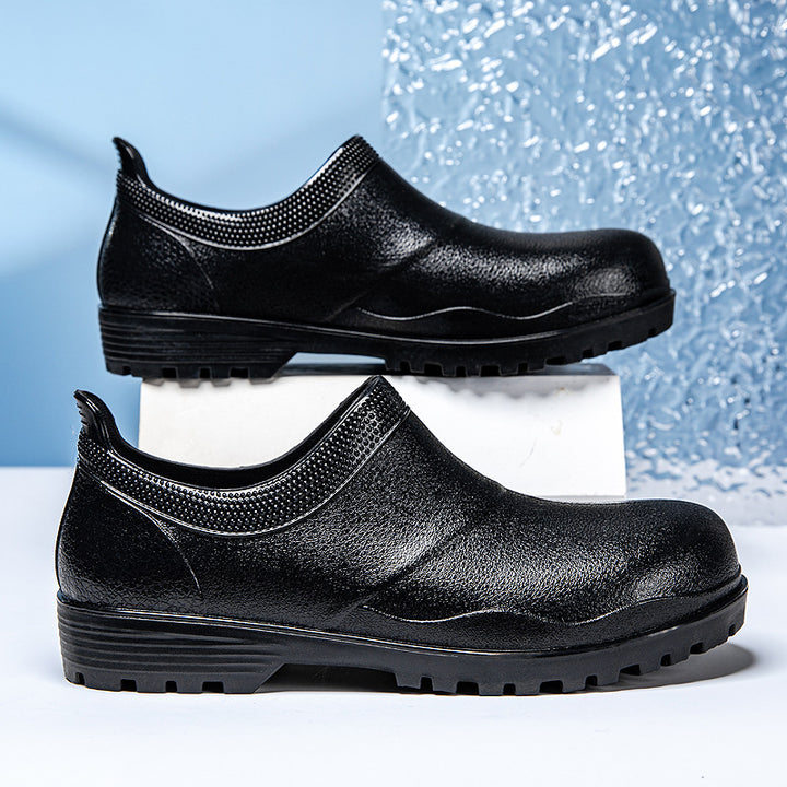Unisex Wasserdichte Slip‑On Arbeitsschlupf mit profiliertem Anti‑Rutsch Laufsohlen‑Design Drune