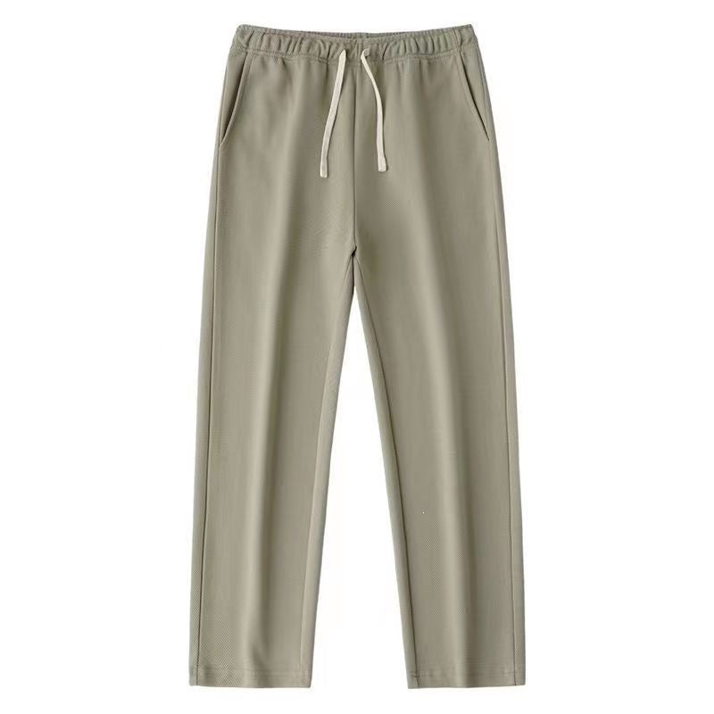 Herren Bequeme Freizeithose mit elastischem Bund und Seitentaschen Drune