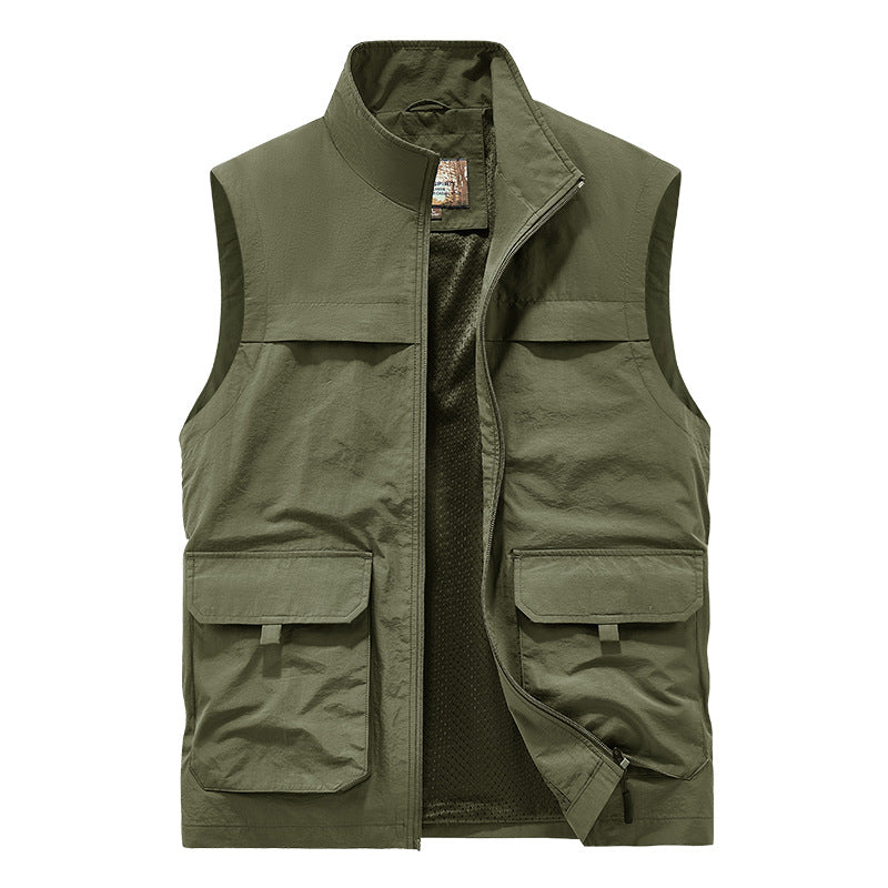 Herren Multifunktionale Freizeithemdjacke Drune