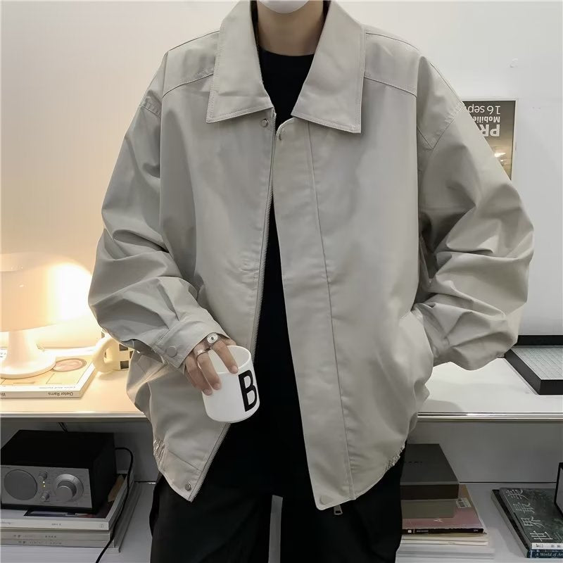 Herren lässige Übergangsjacke mit praktischen Taschen und modernem Schnitt Drune