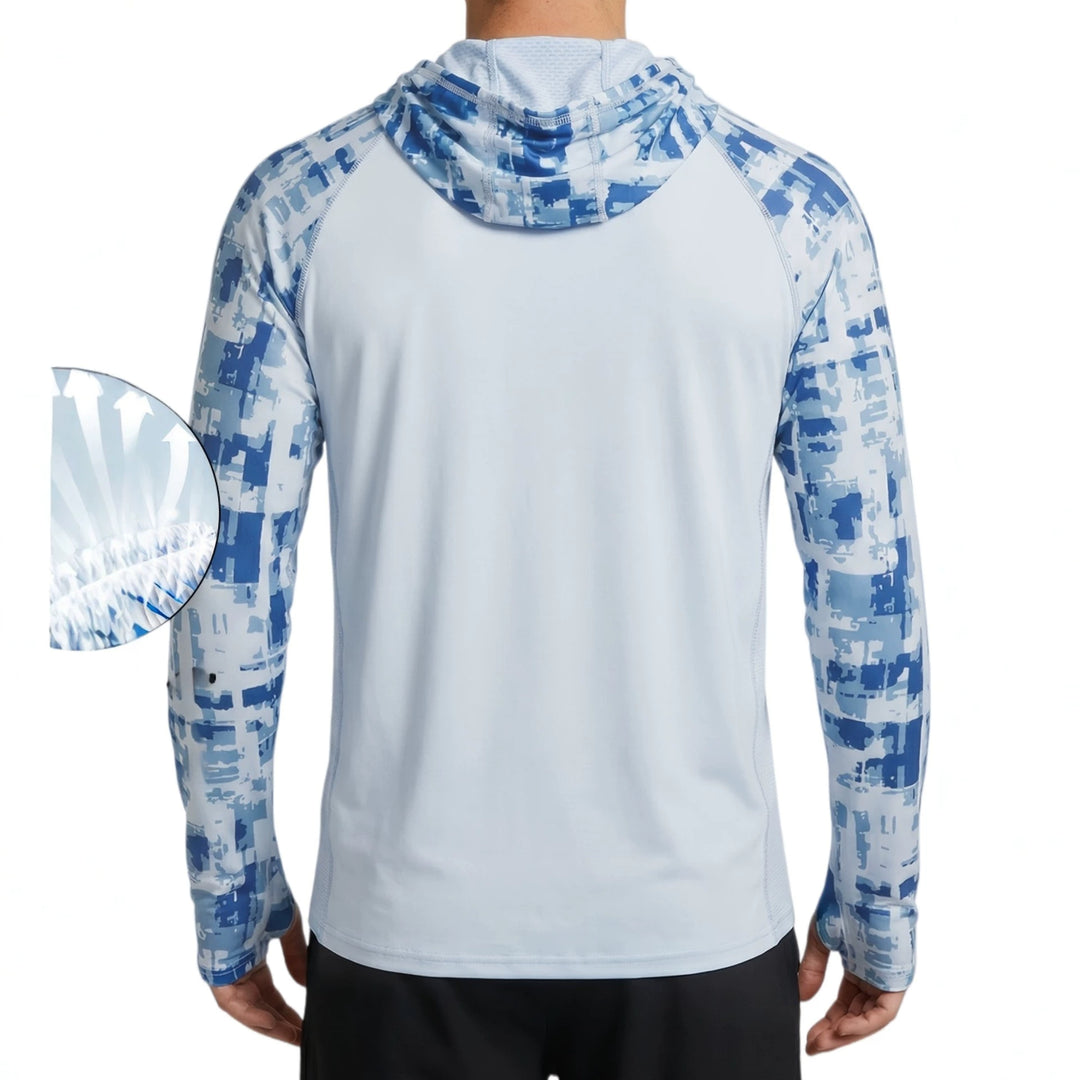 Herren Sportliches Langarmshirt mit Kapuze