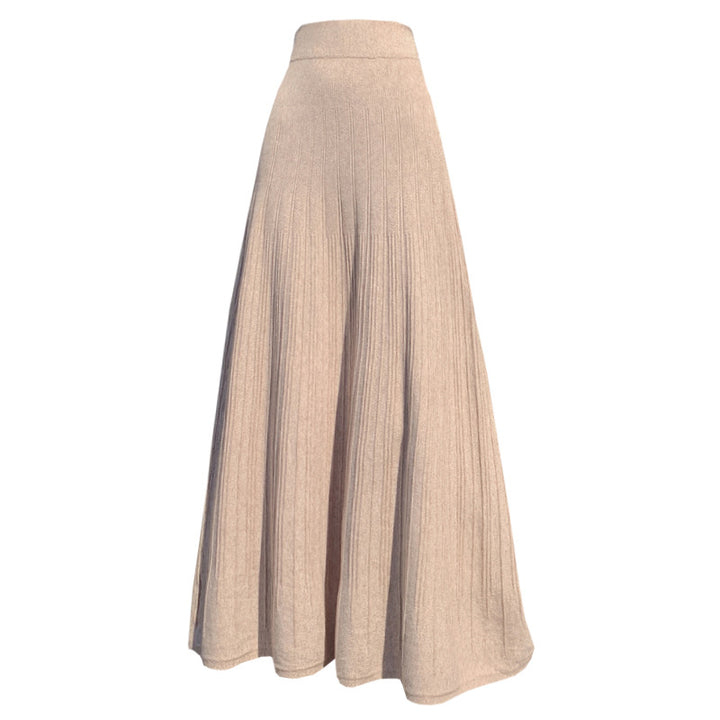 Damen Maxi-Rock mit elegantem Plissee Drune