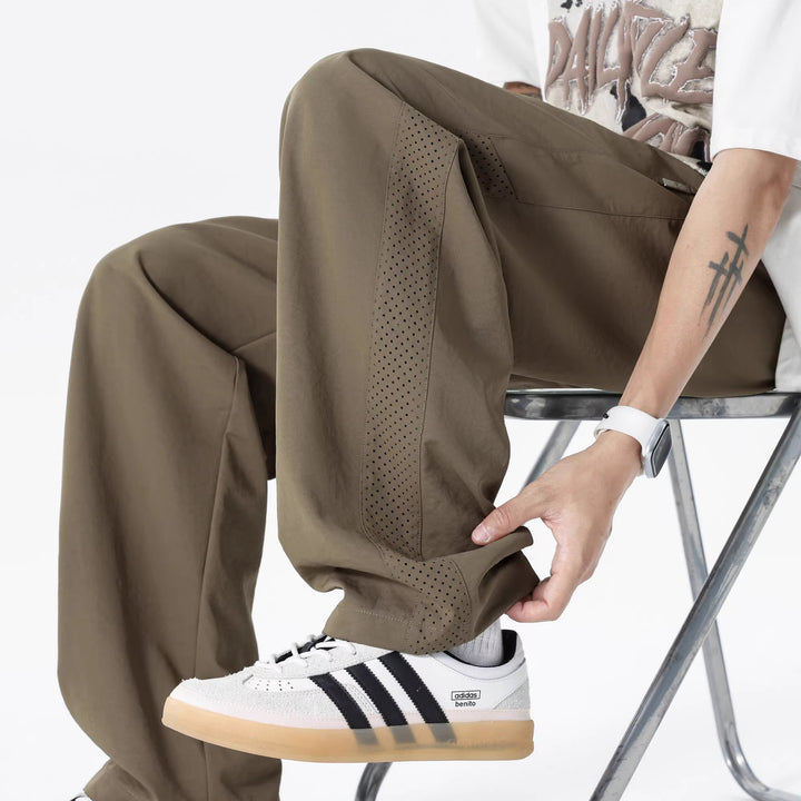 Herren Sportliche und atmungsaktive Relaxed Fit Hose