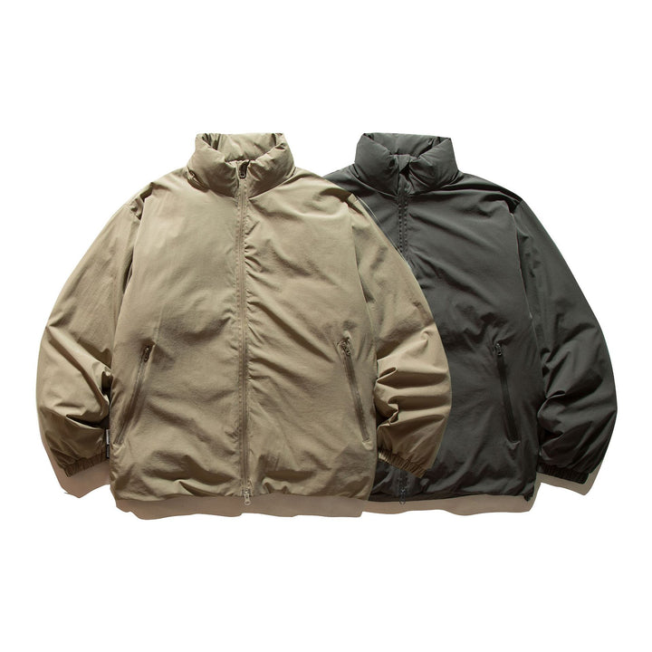 Herren Kurzblouson mit leichter Thermowattierung, hohem Stehkragen und elastischen Bündchen Drune