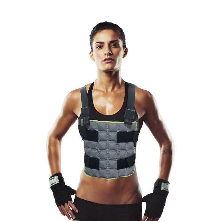 Damen nan verstellbare Gewichtsweste für Functional Training mit Klettverschluss und gepolsterten Schultergurten Drune