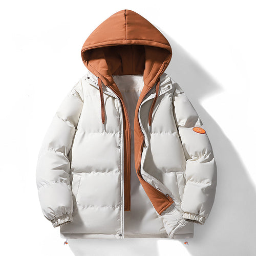 Herren Zweilagige Pufferjacke mit integrierter Kapuzen‑Sweatlage und Thermofutter Drune