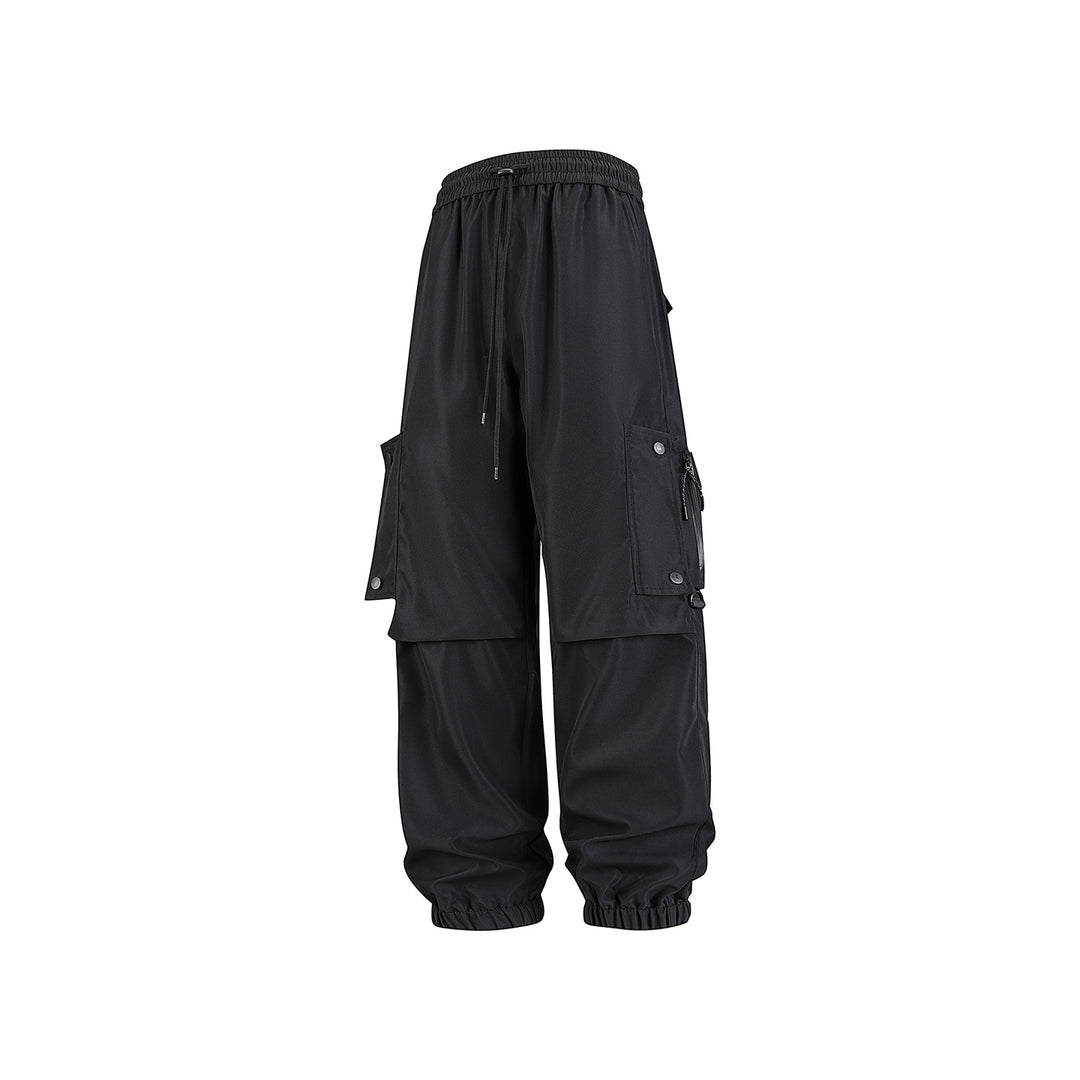 Herren Weite Technical‑Cargo‑Jogger mit elastischem Tunnelzugbund, Multifunktions‑Cargotaschen und verstellbaren Beinabschlüssen Drune