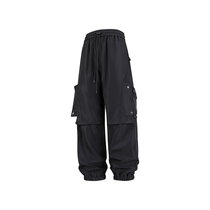 Herren Weite Technical‑Cargo‑Jogger mit elastischem Tunnelzugbund, Multifunktions‑Cargotaschen und verstellbaren Beinabschlüssen Drune