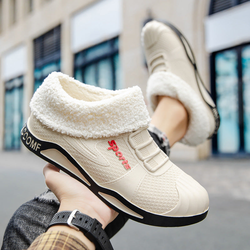 Herren Atmungsaktive Slip-On Freizeitsneaker mit verstärkter Zehenschutzkappe Drune