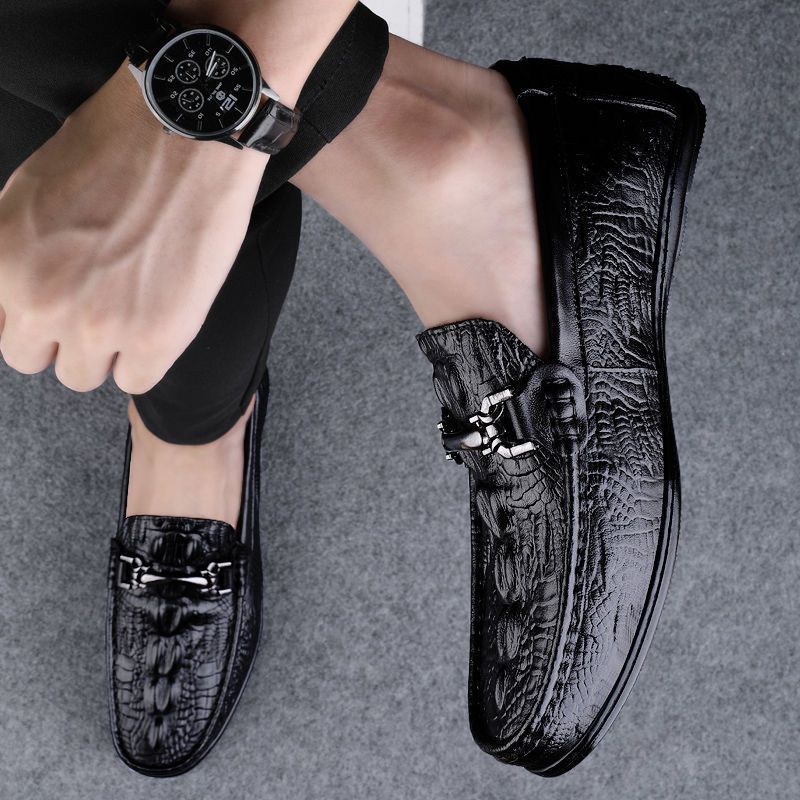 Herren Elegante Mokassins aus hochwertigem Leder mit modischem Detail Drune