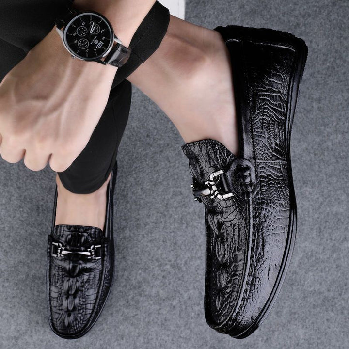 Herren Elegante Mokassins aus hochwertigem Leder mit modischem Detail Drune