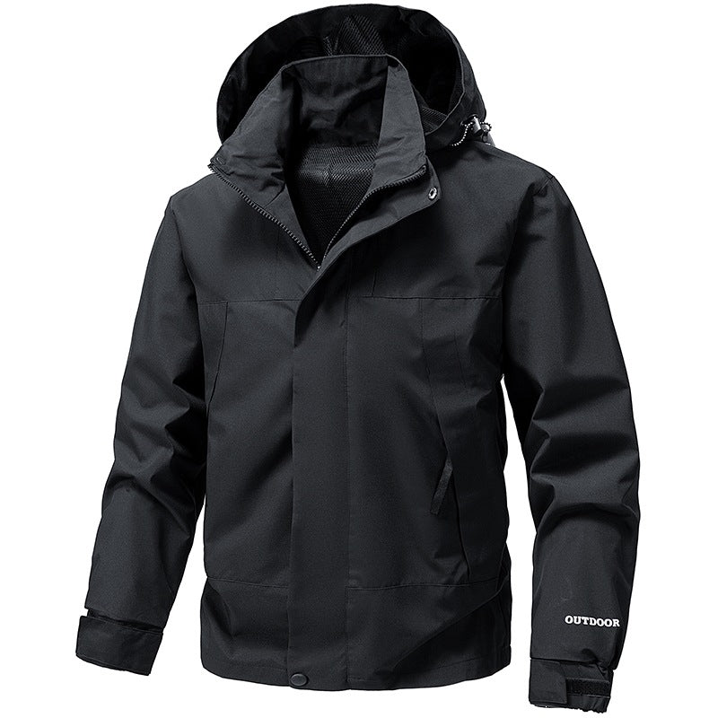 Herren Atmungsaktive Outdoor-Jacke Drune
