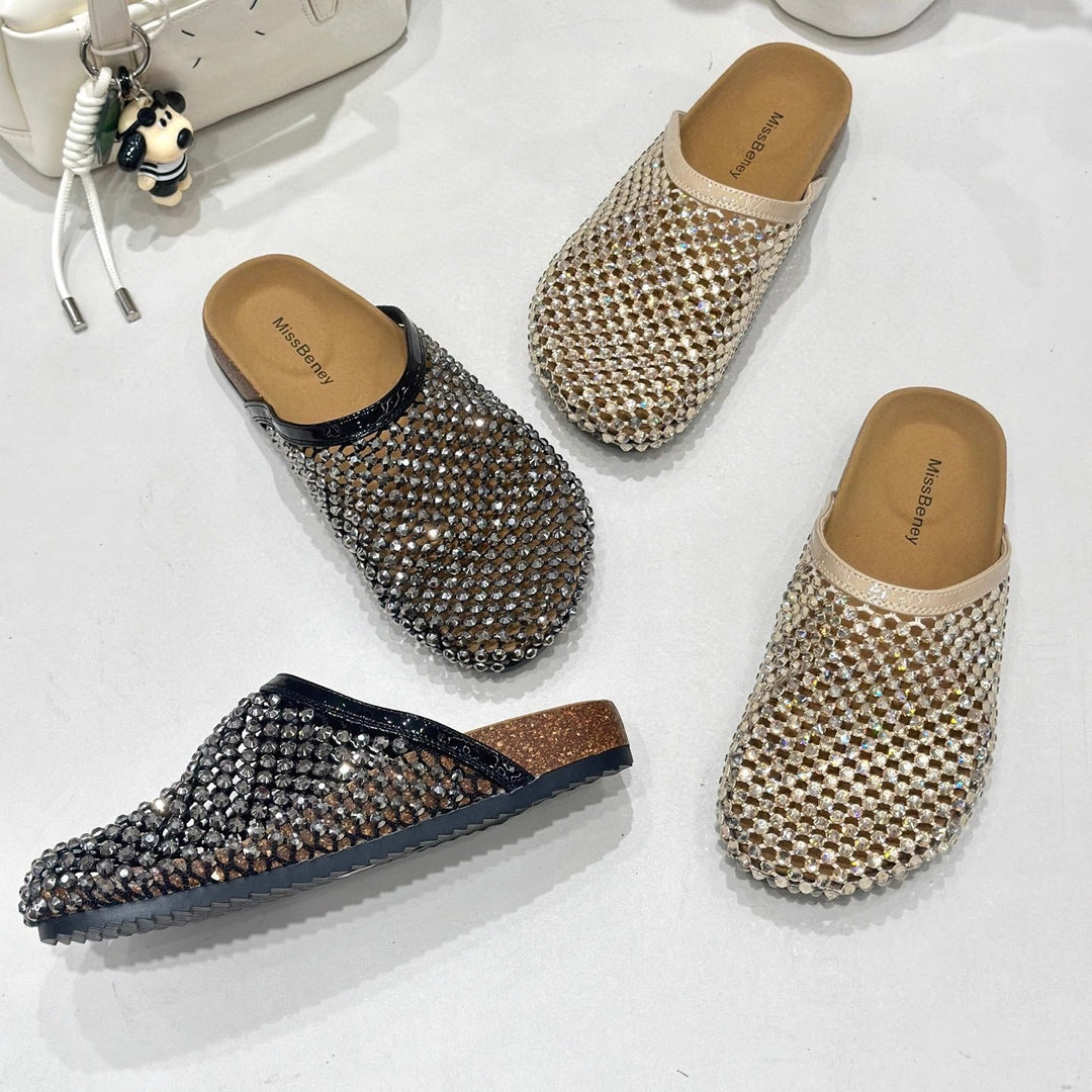 Damen Modische Clogs mit Funktionsoberfläche und komfortablem Fußbett Drune