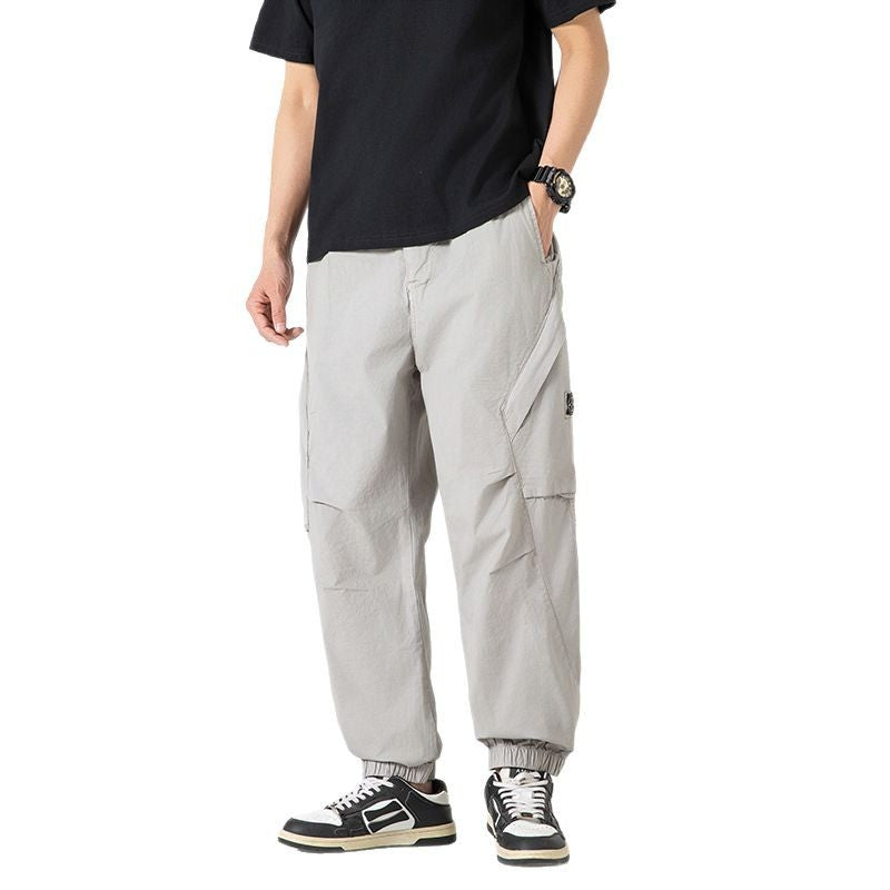 Herren leichte Tech-Cargo-Jogginghose mit elastischem Bund und multifunktionalen Taschen Drune