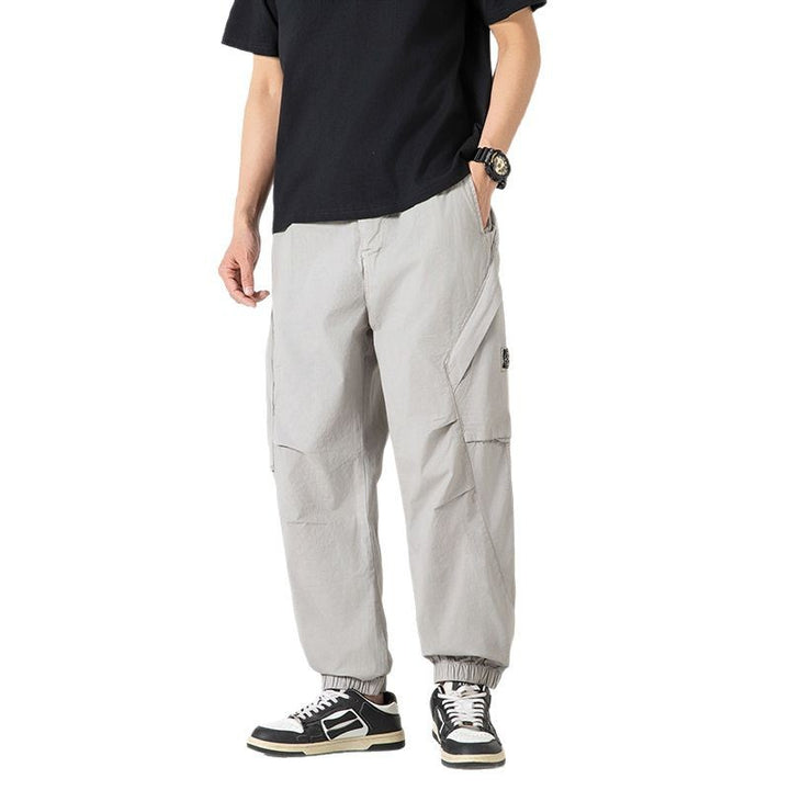Herren leichte Tech-Cargo-Jogginghose mit elastischem Bund und multifunktionalen Taschen Drune