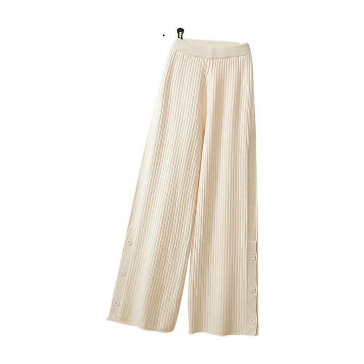 Damen Elegante und bequeme Rippstrickhose Drune