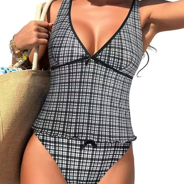 Damen Push-Up Badeanzug Drune