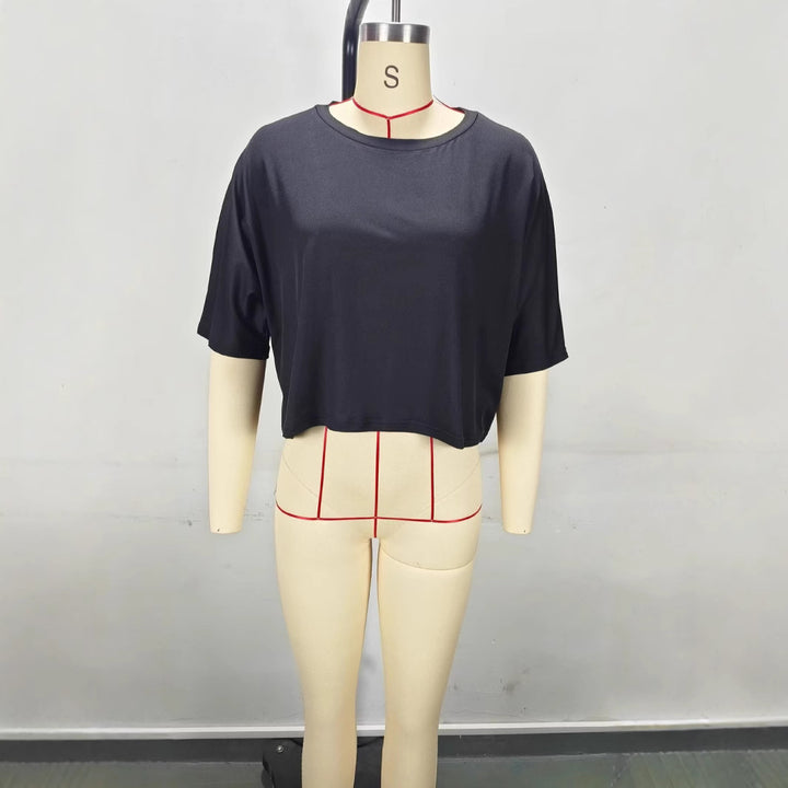 Damen Crop-Top mit weitem Schnitt Drune