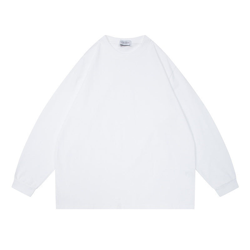 Unisex Oversize-Longsleeve aus schwerer Baumwollmischung mit Raglanärmeln und gerippten Bündchen Drune
