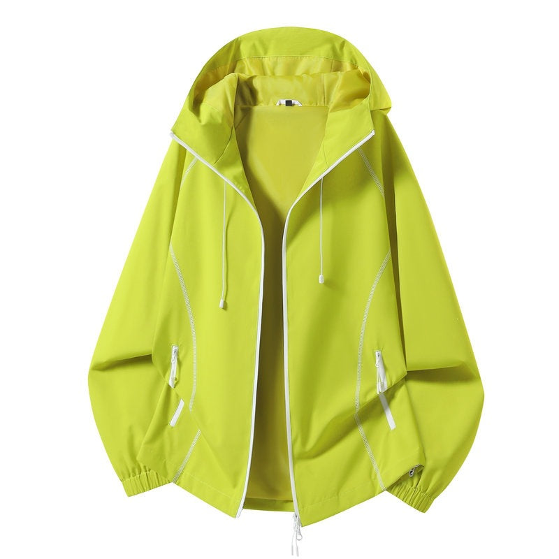Damen Leichte Sportjacke mit Kapuze Drune