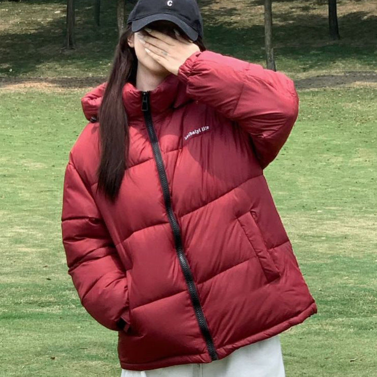 Damen Thermoisolierte Pufferjacke mit verstellbarer Kapuze und seitlichen Taschen Drune
