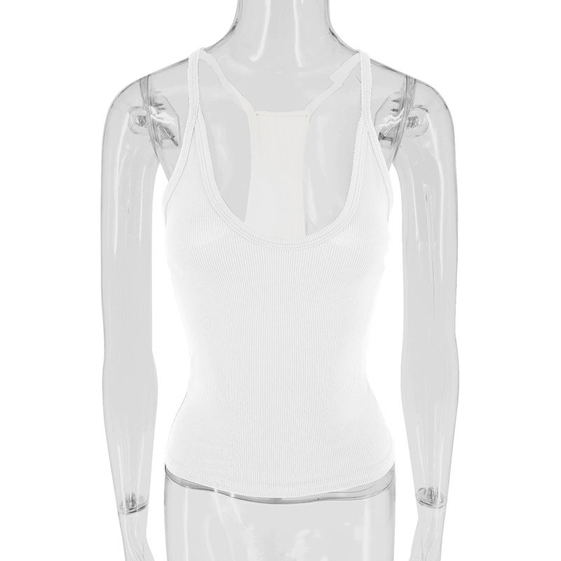 Damen Sportliches Stretch-Top mit schlanker Passform Drune