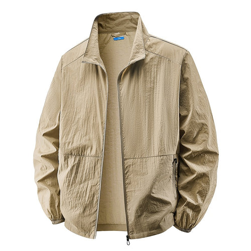 Herren Leichte Windbreaker Jacke Drune